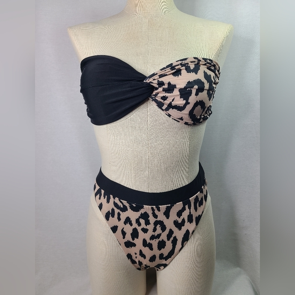 SHEIN leopard print bikini set Size small